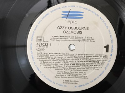 Lot 362 - OZZY OSBOURNE - OZZMOSIS LP (EUROPEAN OG - EPIC 481022-1)