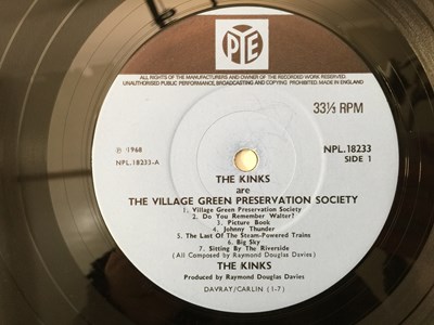 Lot 363 - THE KINKS - ARE THE VILLAGE GREEN PRESERVATION SOCIETY LP (UK MONO OG - PYE NPL.18233)