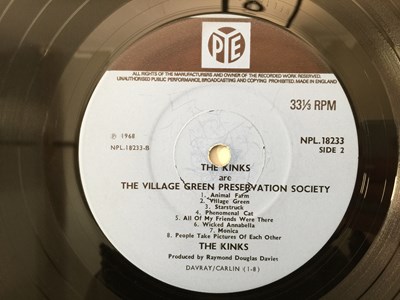 Lot 363 - THE KINKS - ARE THE VILLAGE GREEN PRESERVATION SOCIETY LP (UK MONO OG - PYE NPL.18233)