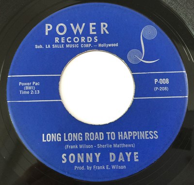 Lot 137 - SONNY DAYE - LONG LONG ROAD TO HAPPINESS 7" (POWER RECORDS - P-008)