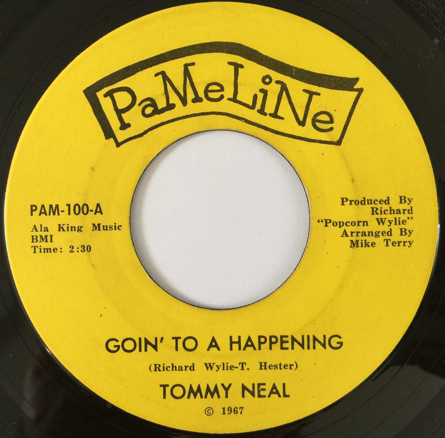 Lot 18 - TOMMY NEAL - GOIN' TO A HAPPENING/ TEE TA 7" (US SOUL - PAMELINE PAM-100)