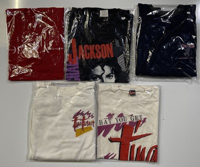 Lot 336 - POP ARTISTS TOUR T-SHIRTS, C 1980S (TINA TURNER, MICHAEL JACKSON, DIANA ROSS).