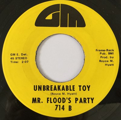 Lot 24 - MR FLOOD'S PARTY - COMPARED TO WHAT/ UNBREAKABLE TOY 7" (US SOUL - GM RECORDS 714)