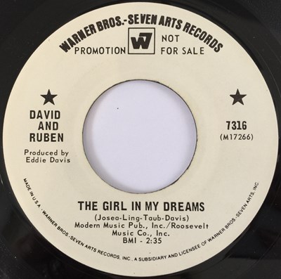 Lot 145 - DAVID AND RUBEN - (I LOVE HER SO MUCH) IT HURTS ME 7" (PROMO - WARNER BROS. 7316)