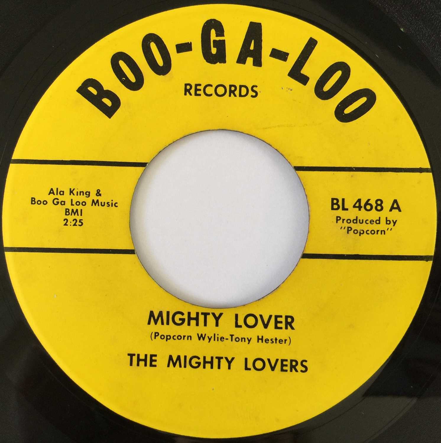 Lot 34 - THE MIGHTY LOVERS - MIGHTY LOVER/ SOUL BLUES 7" (US SOUL - BOO-GA-LOO RECORDS BL 468)