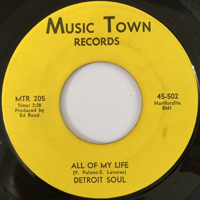 Lot 146 - DETROIT SOUL - ALL OF MY LIFE (MUSIC TOWN RECORDS - 45-502)