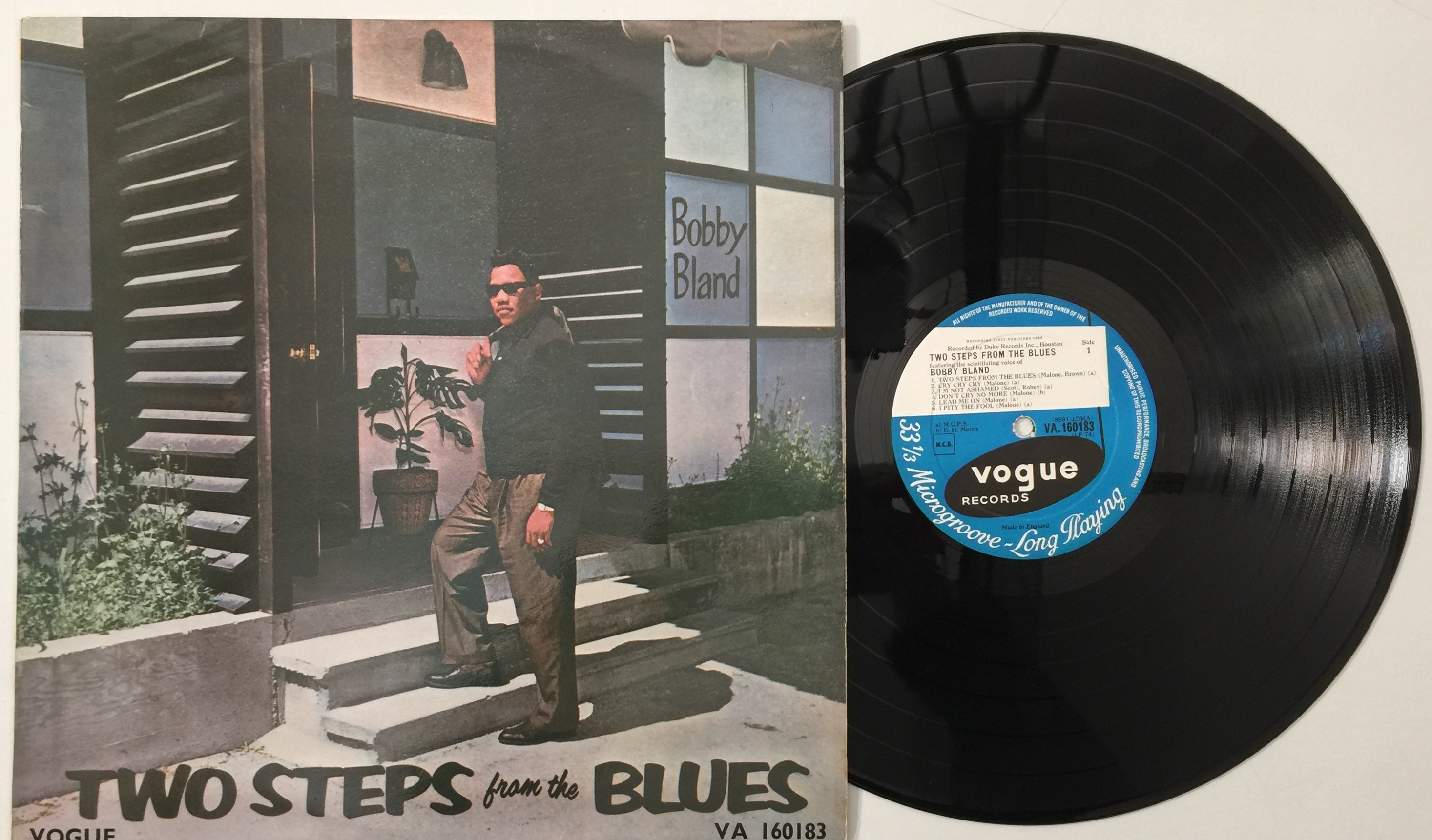 Lot 117 BOBBY BLAND TWO STEPS FROM THE BLUES LP Lot 117 bobby bland two steps from the blues lp