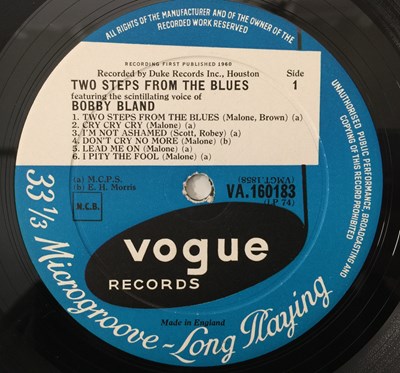 Lot 117 - BOBBY BLAND - TWO STEPS FROM THE BLUES LP (ORIGINAL UK COPY - VOGUE VA 160183)