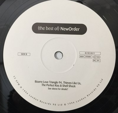 Lot 285 - NEW ORDER - THE BEST OF LP (1994 OG - LONDON RECORDS 8285801)