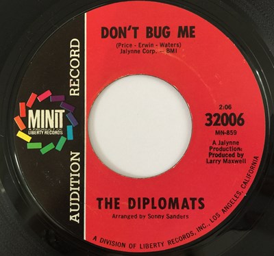 Lot 149 - THE DIPLOMATS - HONEST TO GOODNESS 7" (MINIT - 32006)