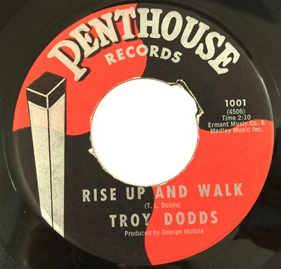 Lot 151 - TROY DODDS - RISE UP AND WALK 7" (PENTHOUSE RECORDS 1001)