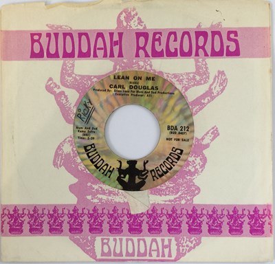 Lot 152 - CARL DOUGLAS - LEAN ON ME 7" (PROMO - BUDDAH RECORDS - BDA 212)