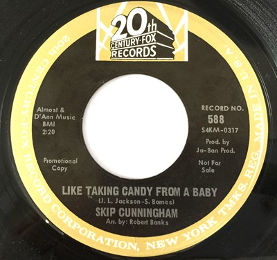 Lot 46 - SKIP CUNNINGHAM - HAVE WE MET BEFORE/ LIKE TAKING CANDY FROM A BABY 7" (US PROMO - 20th CENTURY FOX 588)