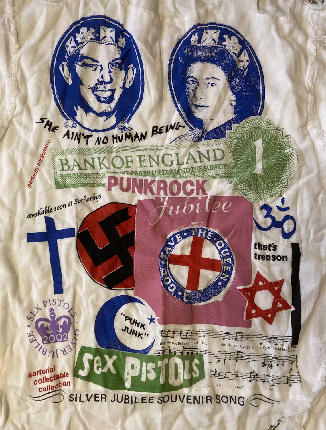 Lot 277 Sex Pistols One Off Shirt Made For John