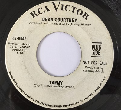 Lot 48 - DEAN COURTNEY - I'LL ALWAYS NEED YOU/ TAMMY 7" (US PROMO - RCA VICTOR 47-9049)