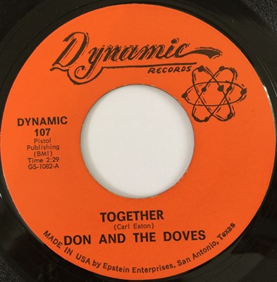 Lot 156 - DON AND THE DOVES - TOGETHER 7" (DYNAMIC RECORDS - DYNAMIC 107)