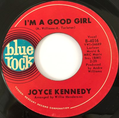 Lot 158 - JOYCE KENNEDY - I'M A GOOD GIRL 7" (BLUE ROCK - B-4016)