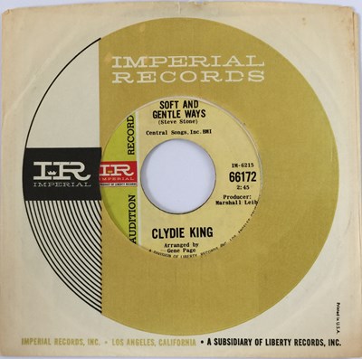 Lot 159 - CLYDIE KING - SOFT AND GENTLE WAYS 7" (PROMO - IMPERIAL 66172)