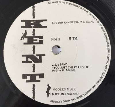 Lot 52 - PEGGY WOODS/ Z.Z.'S BAND - LOVE IS GONNA GET YOU/ YOU JUST CHEAT AND LIE 7" (UK KENT - 6 T4)