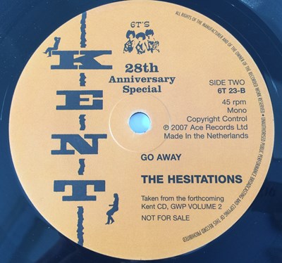 Lot 53 - MILTON BENNETT/ THE HESITATIONS - WHAT'S ONE MORE LIE/ GO AWAY 7" (2007 UK KENT - 6T 23)