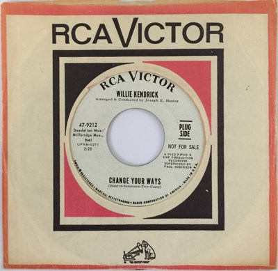 Lot 160 - WILLIE KENDRICK - CHANGE YOUR WAYS 7" (PROMO - RCA VICTOR 47-9212)