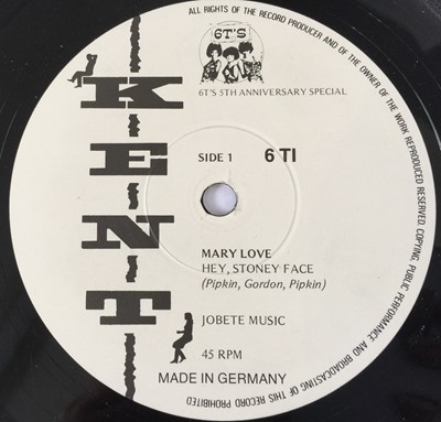 Lot 54 - MARY LOVE/ IKETTES/ ETTA JAMES AND THE PEACHES - 7" SPLIT SINGLE (1985 UK KENT - 6 T1)