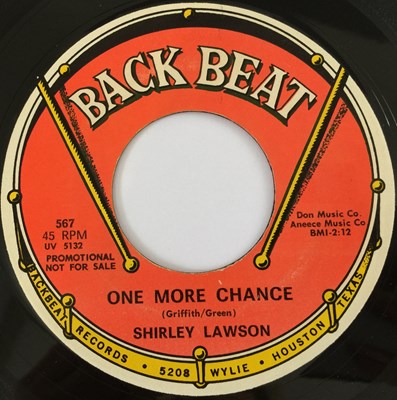 Lot 166 - SHIRLEY LAWSON - ONE MORE CHANCE 7" (PROMO - BLACK BEAT 567)