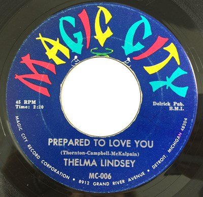 Lot 173 - THELMA LINDSEY - PREPARED TO LOVE YOU 7" (MAGIC CITY - MC-006)