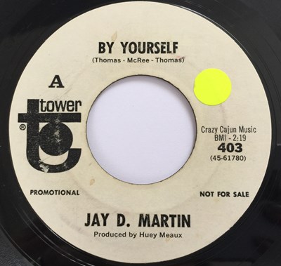 Lot 183 - JAY D. MARTIN - BY YOURSELF 7" (PROMO - TOWER 403)