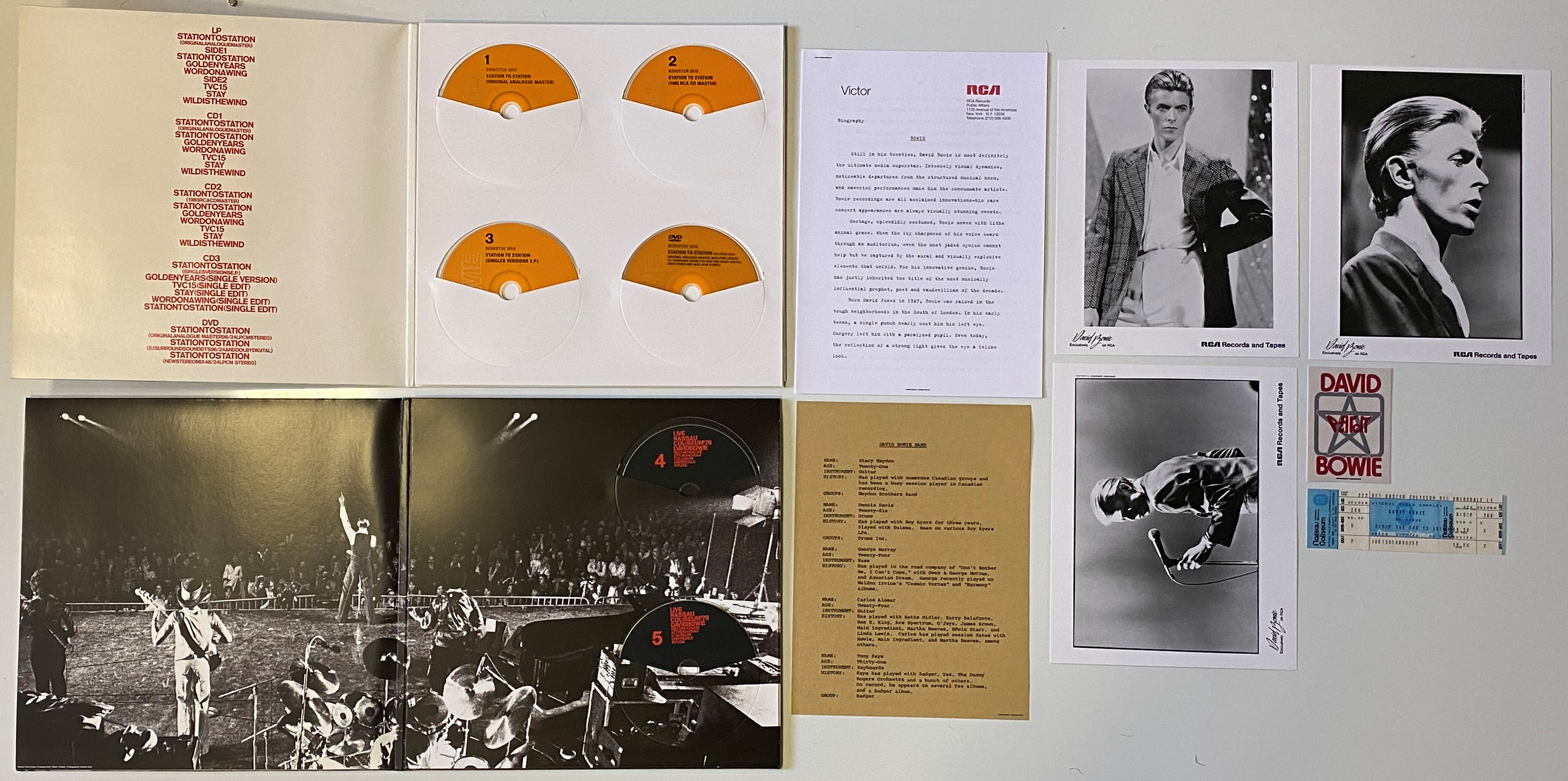 Lot 328 - DAVID BOWIE - STATION TO STATION BOX SET