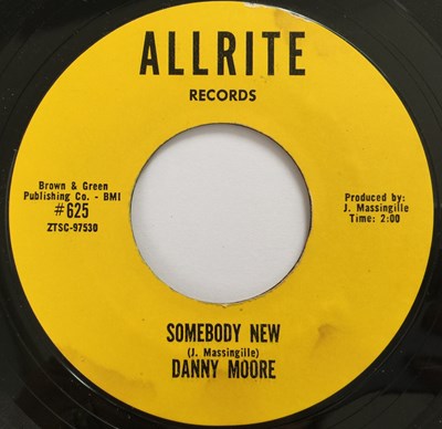 Lot 186 - DANNY MOORE - SOMEBODY NEW 7" (ALLRITE RECORDS 625)