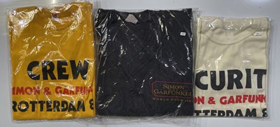 Lot 347 - THREE SIMON & GARFUNKEL 1982 TOUR CLOTHING ITEMS - SECURITY/CREW ISSUED.