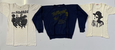 Lot 351 - THREE C1970S/80S TOUR CLOTHING ITEMS - IAN DURY & THE BLOCKHEADS / TED NUGENT/ THE NOMADS.