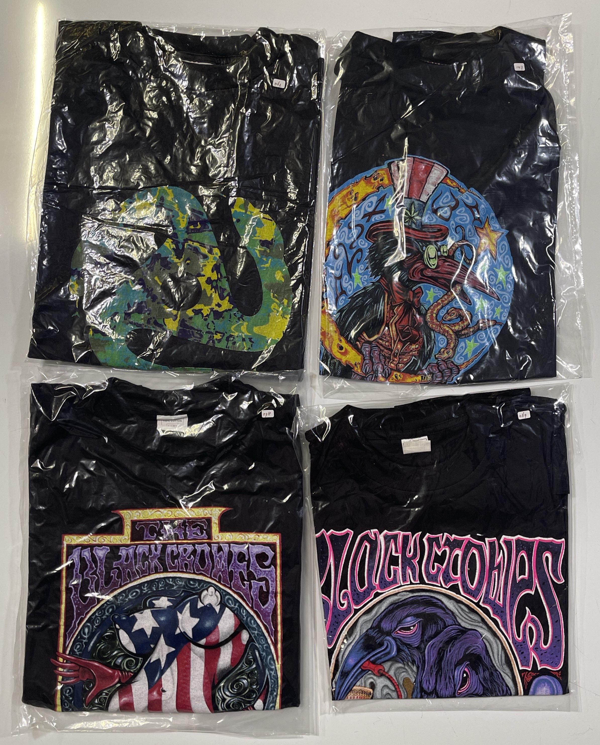 T-shirt The Black Crowes Americana Officiel - Homme/Unisexe - Coton 100% - Coupe Ample - Blanc