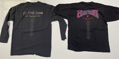 Lot 354 - FOUR CIRCA 1990S THE BLACK CROWES TOUR T-SHIRTS.