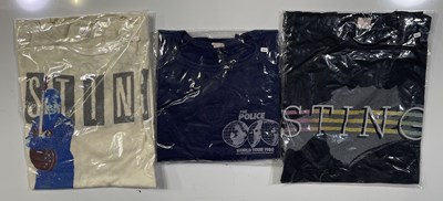 Lot 355 - THREE C 1980S STING/THE POLICE TOUR CLOTHING ITEMS.