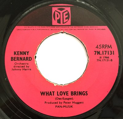 Lot 205 - KENNY BERNARD - WHAT LOVE BRINGS / NOTHING CAN CHANGE THIS LOVE 7" (PYE RECORDS 7N.17131)