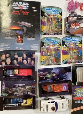 Lot 199 - STAR TREK - COLLECTORS CARDS, TOYS, BOOKS.