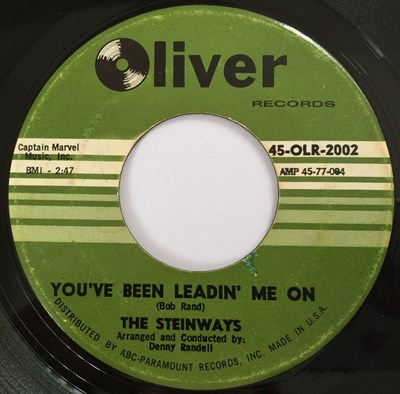 Lot 207 - THE STEINWAYS - YOU'VE BEEN LEADING ME ON 7" (OLIVER RECORDS 45-OLR-2002)