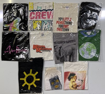 Lot 359 - 11 ASSORTED C 1980S-00S TOUR CLOTHING ITEMS - THE VON BONDIES/ EELS/ECHO AND THE BUNNYMEN.