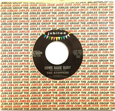 Lot 210 - THE STOPPERS - COME BACK BABY / THE LA LA SONG 7" (JUBILEE - 45-5528)