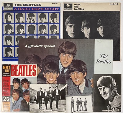 Lot 411 - THE BEATLES - 1960S EPHEMERA INC LPS / STAR PICS CHRISTMAS CARD.