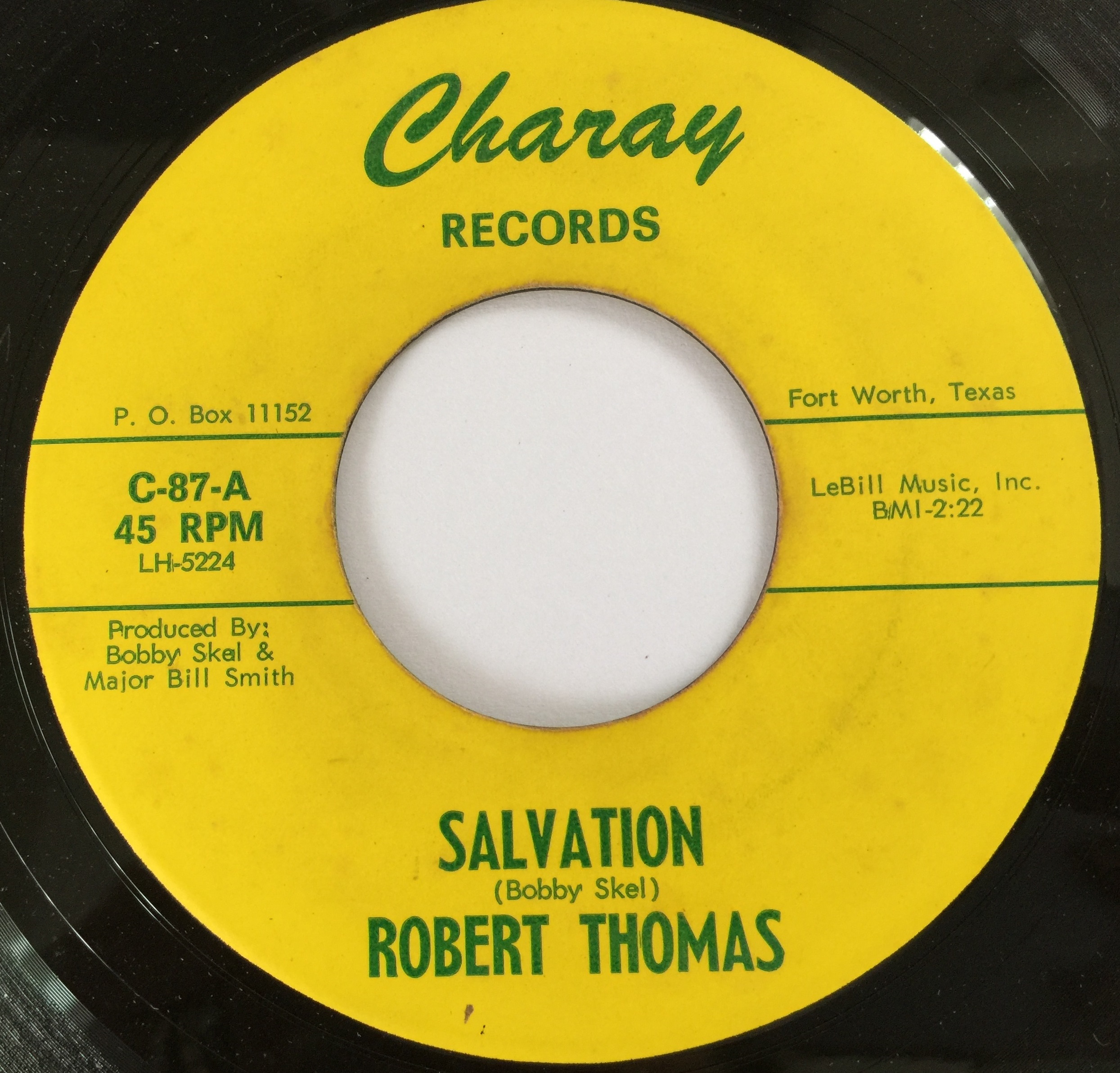 Lot 230 - ROBERT THOMAS - SALVATION (CHARAY RECORDS