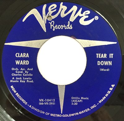 Lot 89 - CLARA WARD - THE RIGHT DIRECTION 7" (ORIGINAL US COPY - VERVE VK-10412)