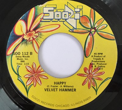 Lot 243 - VELVET HAMMER - HAPPY 7" (SOOZI - SOO 112)