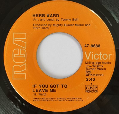 Lot 90 - HERB WARD - HONEST TO GOODNESS 7" (ORIGINAL US COPY - RCA VICTOR 47-9688)