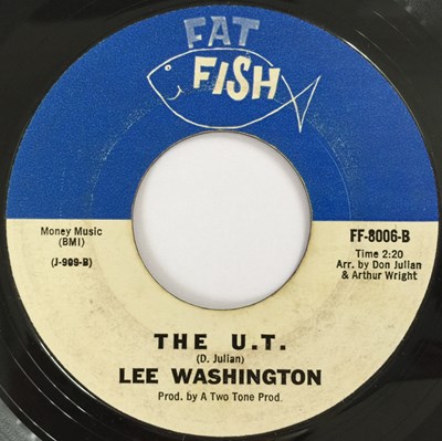 Lot 96 - LEE WASHINGTON - LITTLE GIRL 7" (ORIGINAL US COPY - FAT FISH FF-8006)