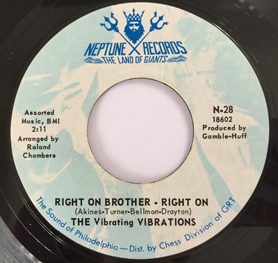 Lot 248 - THE VIBRATING VIBRATIONS - SUPRISE PARTY FOR BABY 7" (NEPTUNE RECORDS - N-28)