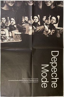 Lot 137 - DEPECHE MODE - FIVE C 1980S/1990S POSTERS.