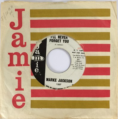 Lot 254 - MARKE JACKSON - I'LL NEVER FORGET YOU 7" (PROMO - JAMIE 1357)